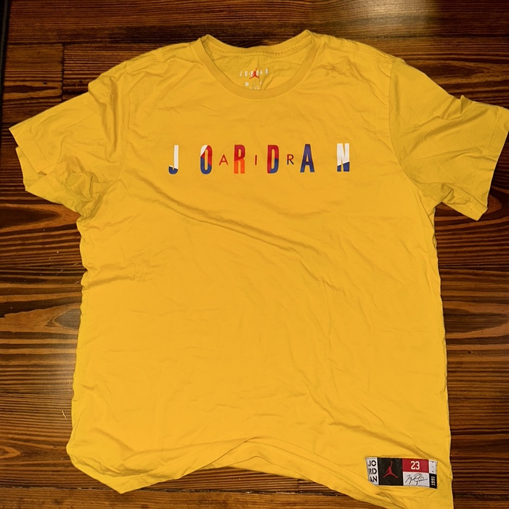 Jordan DNA Yellow Tee